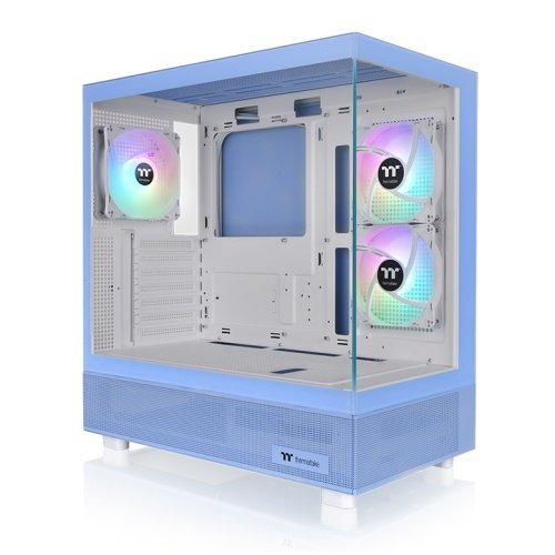 Gabinete Thermaltake View 270 Plus Mid Tower TG 3x Fan ARGB Hydrangea Blue