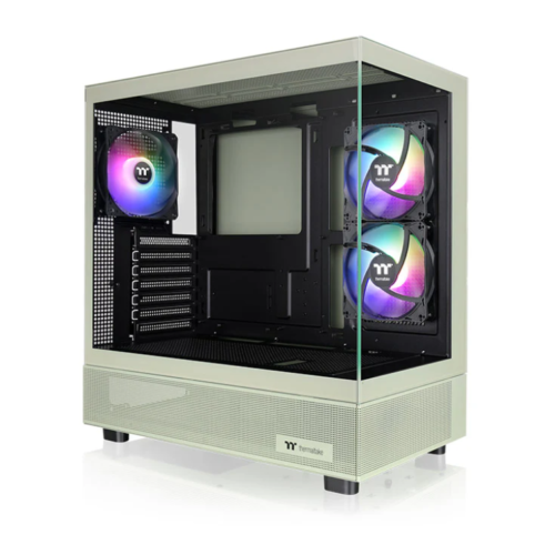 Gabinete Thermaltake View 270 Plus Mid Tower TG 3x Fan ARGB Matcha Green