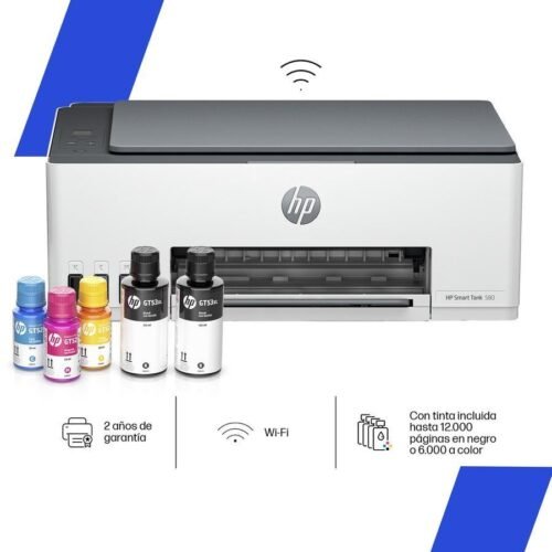 Impresora Multifunción Tinta HP Smart Tank 580 Wifi