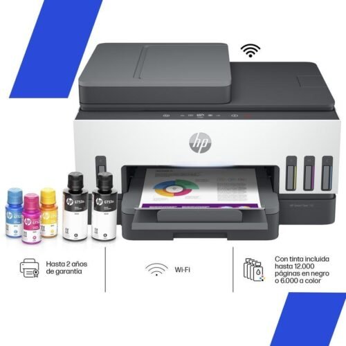 Impresora Multifunción Tinta HP Smart Tank 790 Wifi ADF