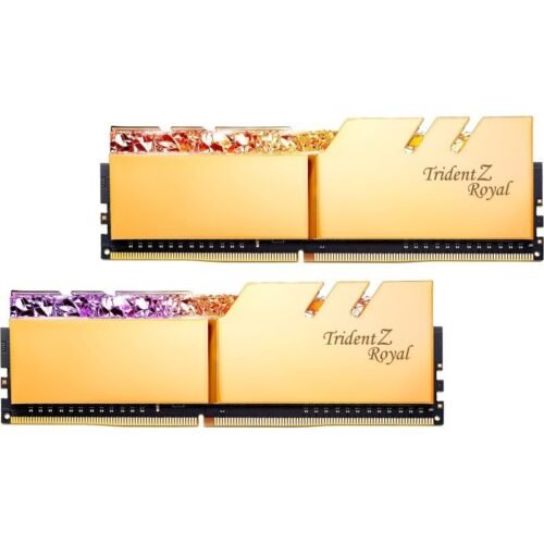 Memoria DDR4 16Gb 3600Mhz (2X8Gb) RGB GSkill Trident Z Royal Gold