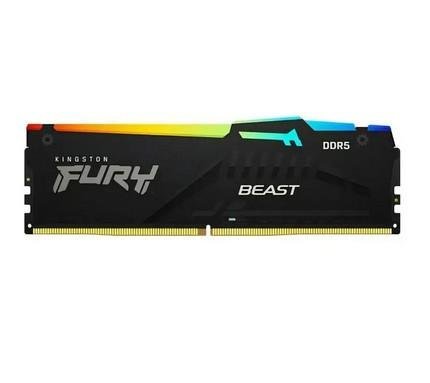 Memoria DDR5 8Gb 6000Mhz (1X8Gb) RGB Kingston Fury Beast