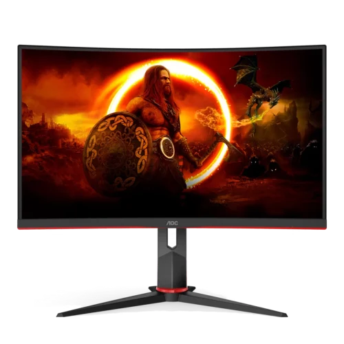 Monitor AOC 23.6" Gamer C24G2 Curvo VA FHD 165Hz Ficha USA