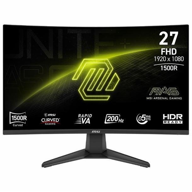 Monitor MSI 27" Gamer MAG 276CF E20 Curvo VA FHD 200Hz
