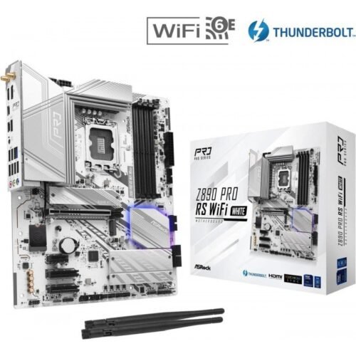 Mother 1851 ASRock Z890 Pro RS WiFi White