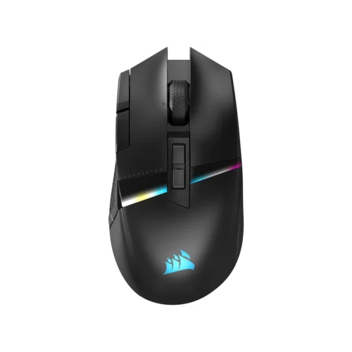 Mouse Gamer Inalámbrico Corsair Darkstar RGB MMO Negro