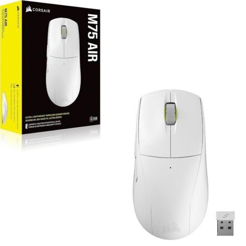 Mouse Gamer Inalámbrico Corsair M75 Air Blanco