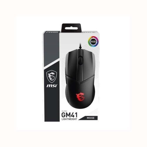 Mouse Gamer MSI Clutch GM41 Lightweight Negro