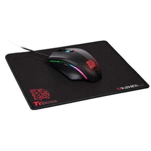 Mouse Gamer Thermaltake TT eSports Talon Elite RGB Negro + Mousepad