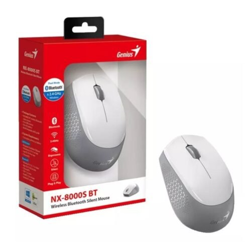 Mouse Inalámbrico Genius NX-8000SBT Blanco