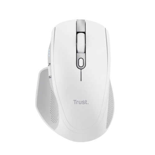 Mouse Inalámbrico Trust Ozaa+ Multi-Connect Blanco