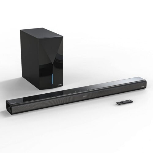 Parlante Fenda HT-388D Barra de Sonido con Subwoofer Negro