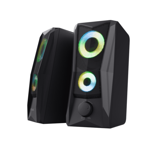 Parlante Gamer Trust Javv GXT606 2.0 RGB Negro