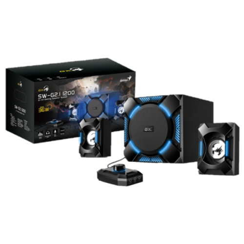 Parlante Genius SW-G2.1 1200 Negro
