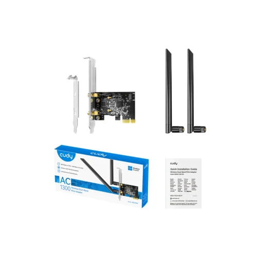 Placa de Red Cudy PCIe AC1300 WiFi 5