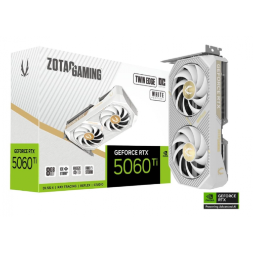 Placa de Video Zotac RTX 5060Ti 8Gb Twin Edge OC White