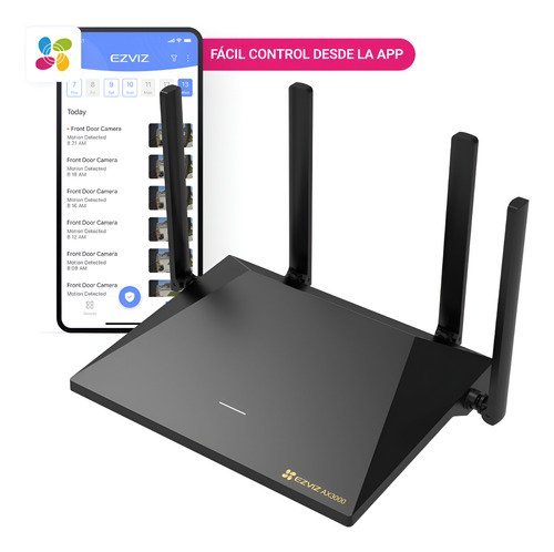 Router Mesh EZVIZ RT1 AX3000 WiFi 6 (4 puertos)