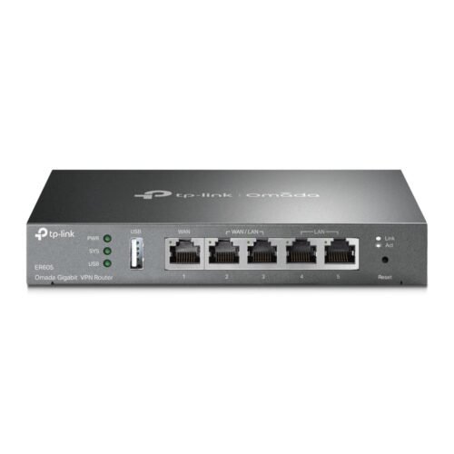 Router TP-Link ER605 Multiwan Omada Gigabit VPN (5 puertos)