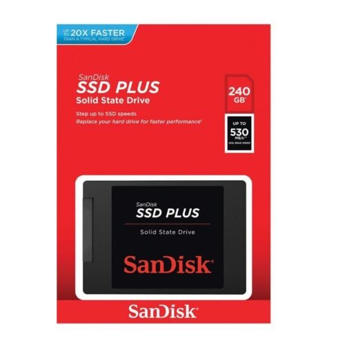 SSD 240Gb Sandisk Plus Sata