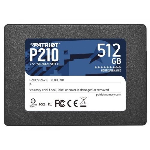 SSD 512Gb Patriot P210 Sata