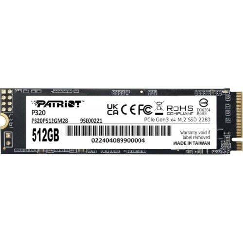 SSD M.2 512Gb Patriot P320 Nvme Pcie