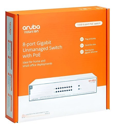 Switch Aruba Instant On 1430 8 Puertos 8G PoE 64W