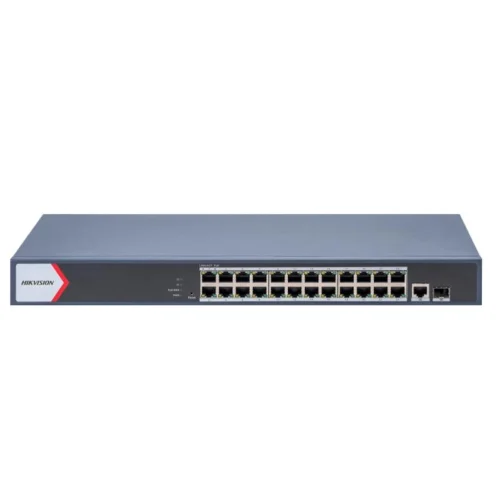 Switch Hikvision DS-3E1526 24 Puertos Gigabit PoE + 1 RJ45 + 1 Óptico