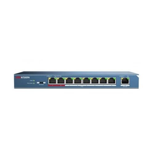 Switch PoE Hikvision DS-3E0109P-E 8 Bocas 10/100 No Administrable