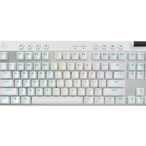 Teclado Gamer Inalámbrico Logitech Pro X TKL Blanco
