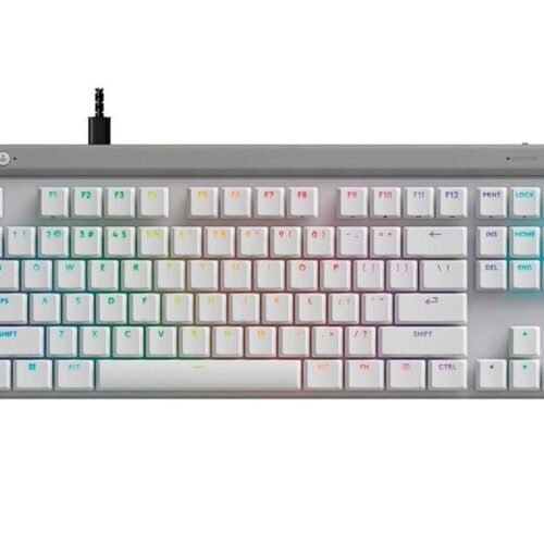 Teclado Gamer Mecánico Logitech G515 TKL RGB Blanco