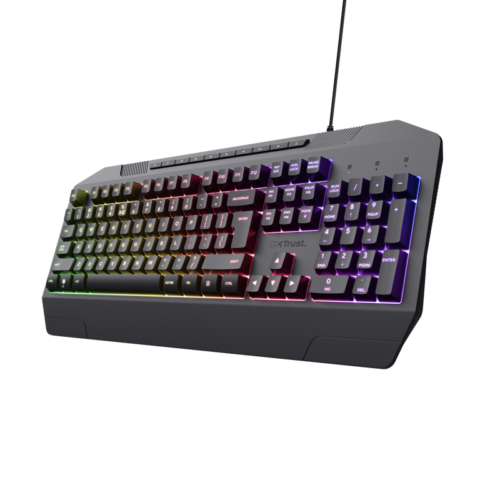 Teclado Gamer Trust GXT 836 Evocx Negro