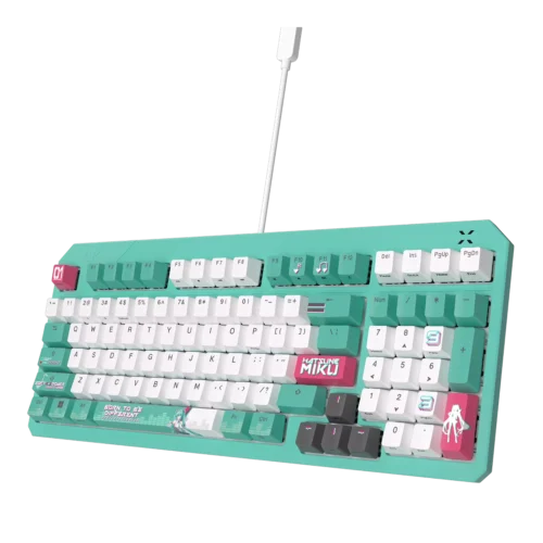 Teclado Mecánico Gamer Asus TUF Gaming K3 Gen II Hatsune Miku Edition