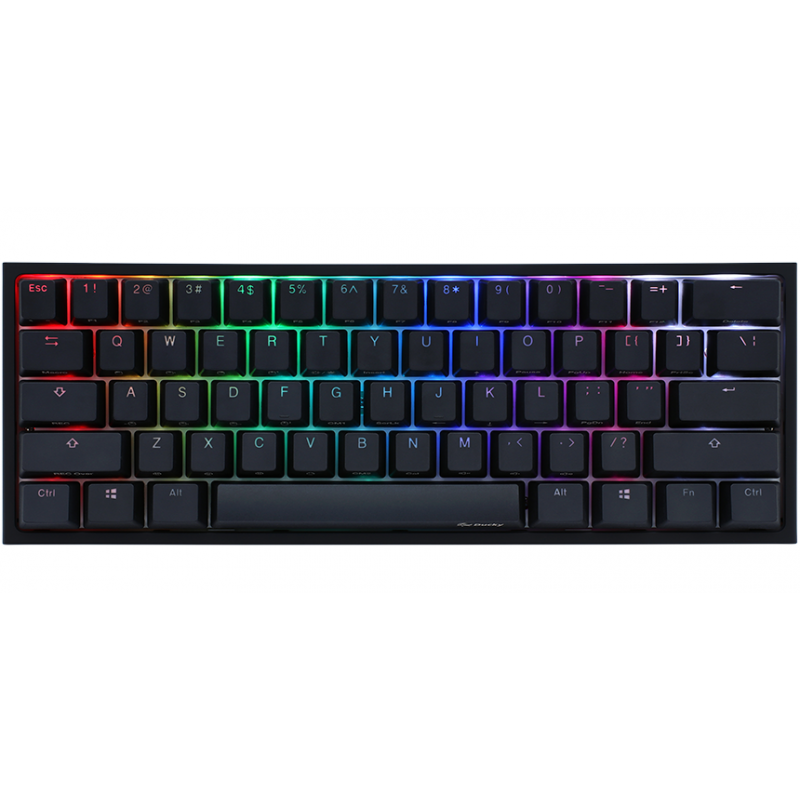 Teclado Mecánico Gamer Ducky One 2 Mini RGB Kailh BOX Brown (Inglés)