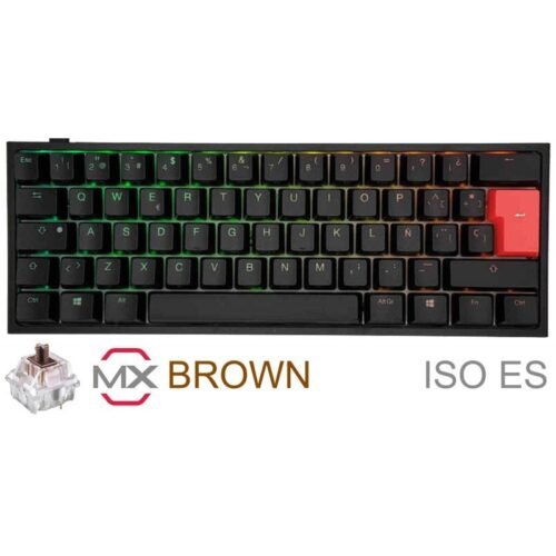 Teclado Mecánico Gamer Ducky One 2 SF RGB Cherry MX Brown