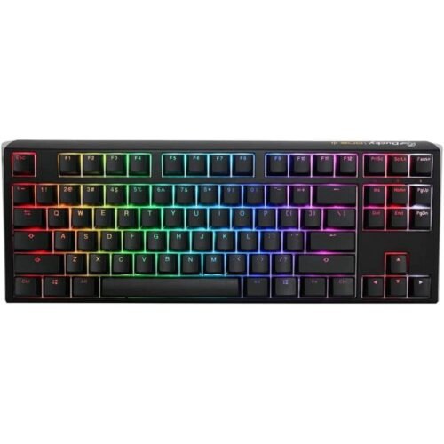 Teclado Mecánico Gamer Ducky One 3 TKL Cherry MX Silver (Speed) Negro RGB (Inglés)