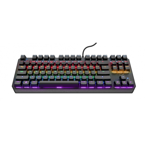 Teclado Mecánico Gamer Trust GXT 834 Callaz TKL Switch Rojo Negro