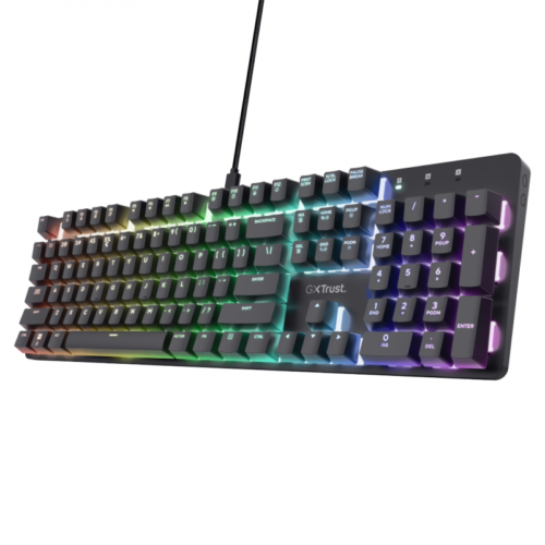 Teclado Mecánico Gamer Trust GXT 871 Zora Negro