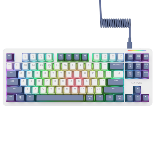 Teclado Mecánico Gamer Trust GXT 872 Xyra TKL Negro (Inglés)