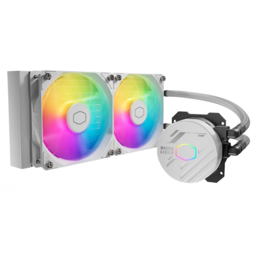 Watercooler AIO Cooler Master MasterLiquid 240 Core NEX ARGB White