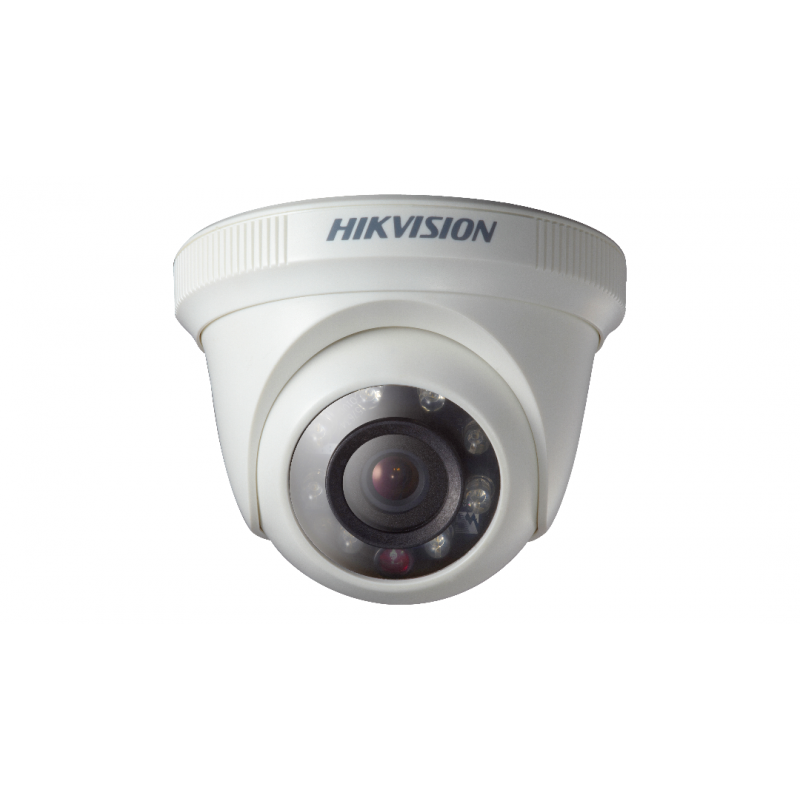 Cámara Hikvision DS-2CE56COT-IRPF 1MP Minidomo Plástica Interior