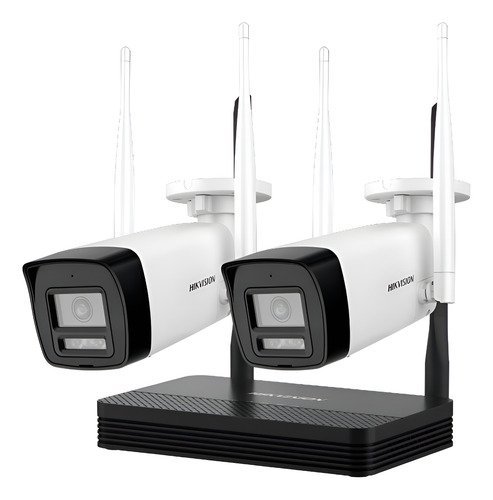 Kit Vigilancia WiFi Hikvision NKS424W0H 2 Cámaras Bullet 4MP