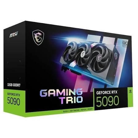 Placa de Video MSI RTX 5090 32Gb Gaming Trio 3X OC