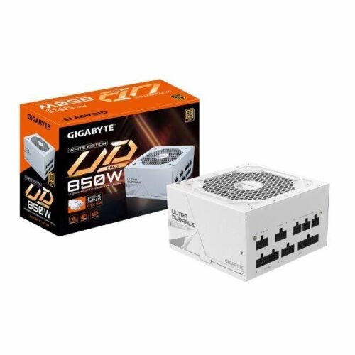 Fuente Gigabyte 850W UD850GM PG5W 80 Plus Gold Full Modular White