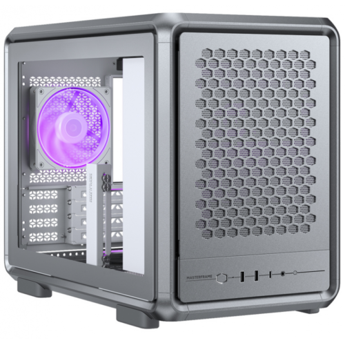 Gabinete Cooler Master MasterFrame 400 Mesh Micro-ATX Silver
