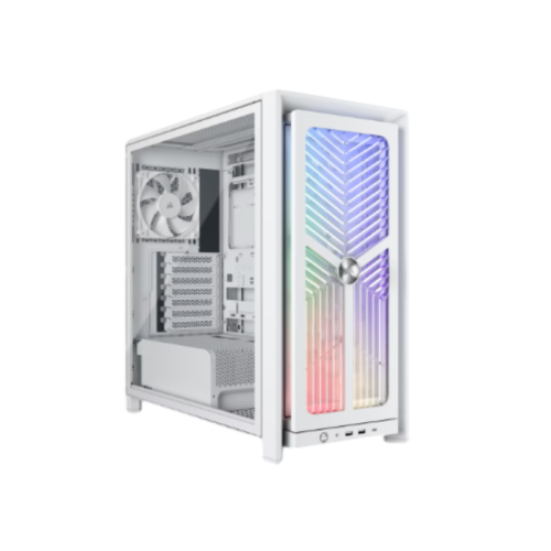 Gabinete Corsair Frame 4000X RS Mid Tower TG Fan X3 White