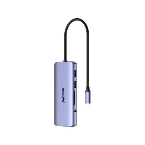 Hub USB-C Hiksemi DS11 11 en 1 (HDMI, VGA, RJ45, USB)
