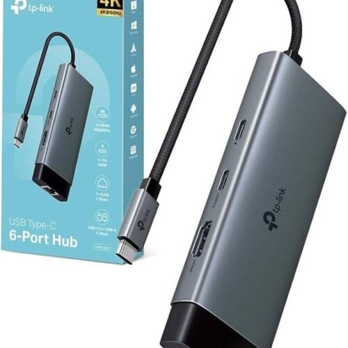 Hub USB-C TP-Link UH6120C 6 en 1 (HDMI, Ethernet, USB)