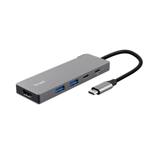 Hub USB-C Trust Dalyx 5 en 1 Multipuerto
