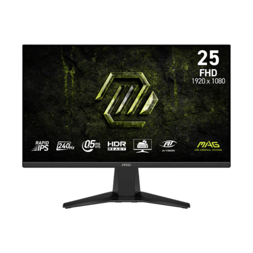 Monitor MSI 24.5" Gamer MAG 255F X24 IPS FHD 240Hz
