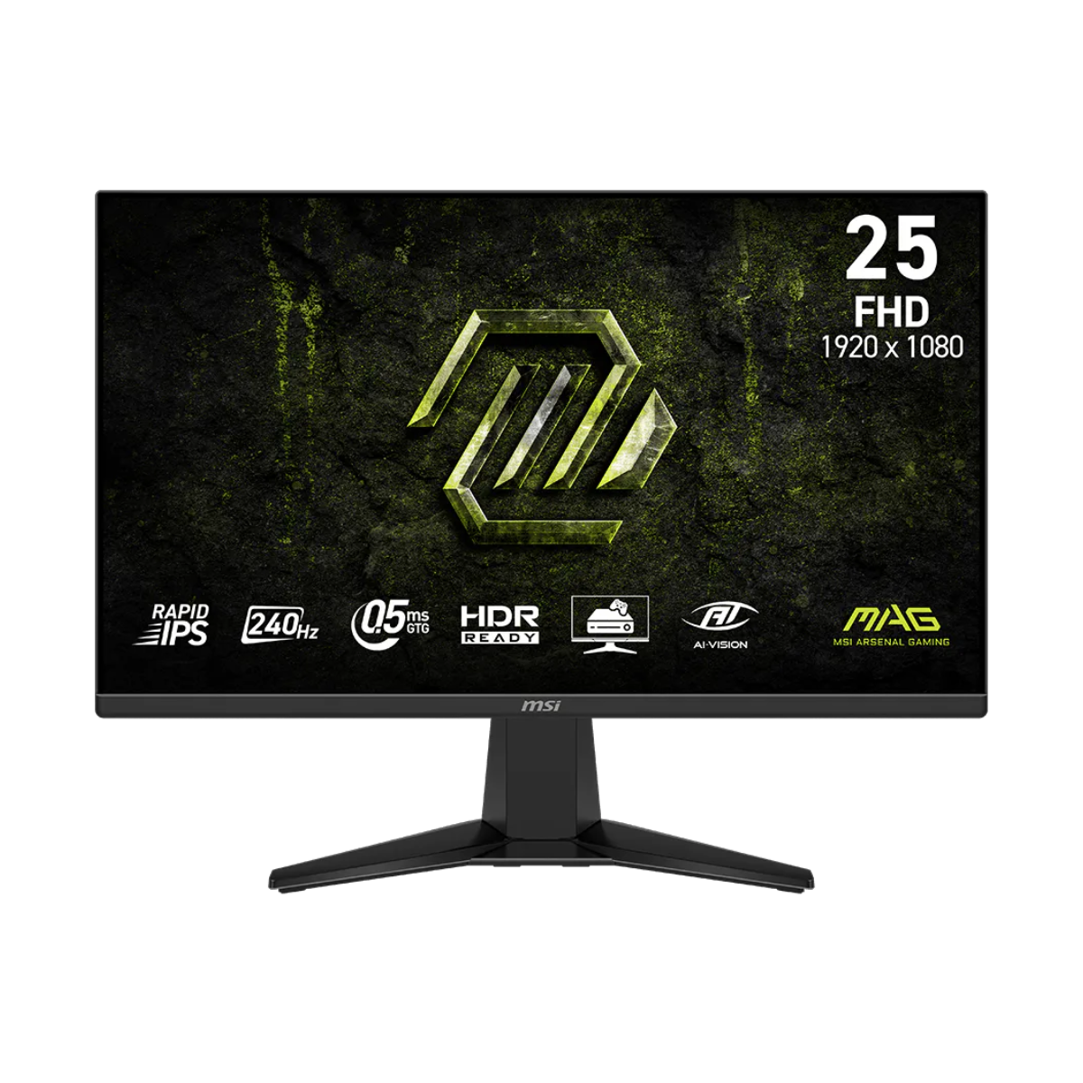 Monitor MSI 24.5" Gamer MAG 255F X24 IPS FHD 240Hz